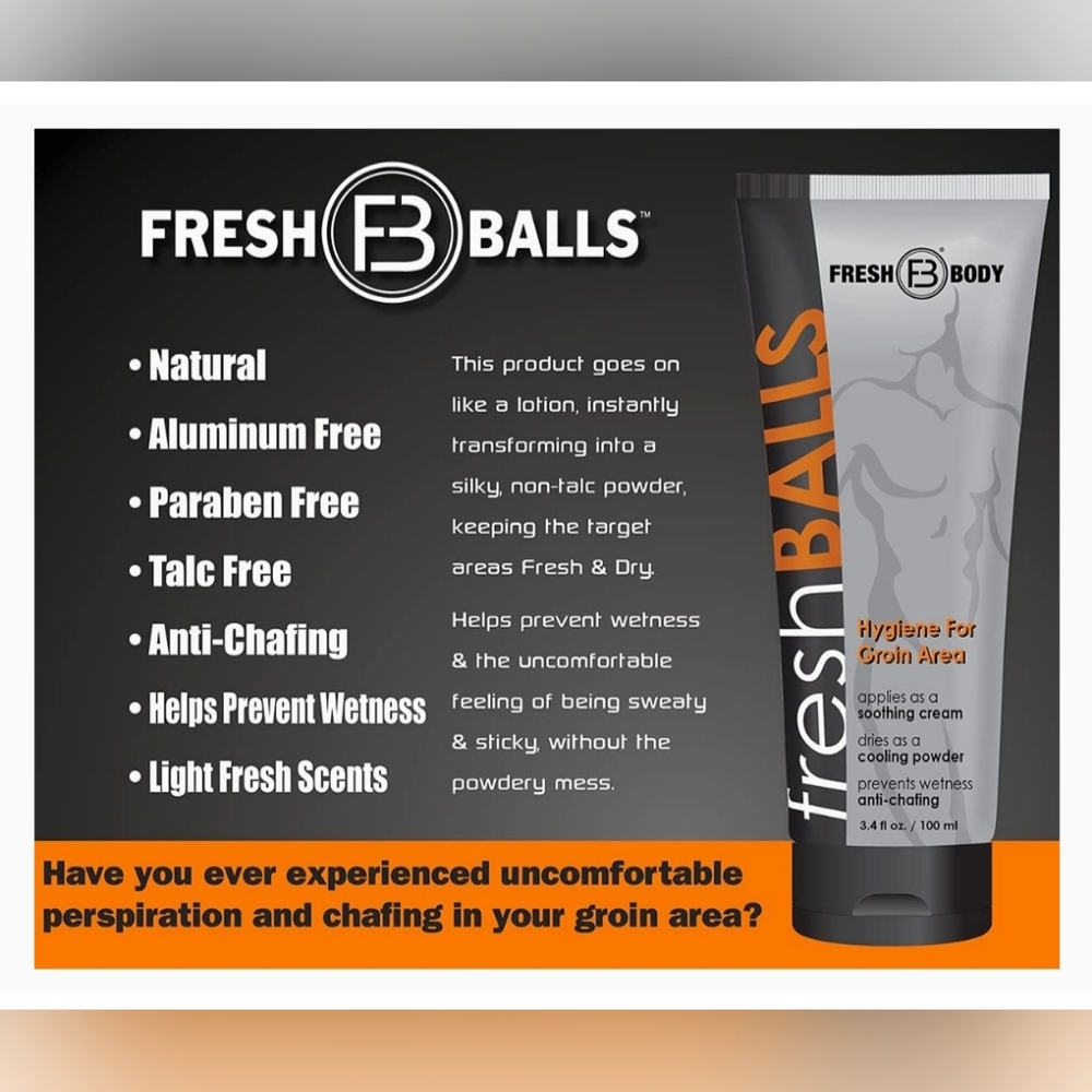 Men hygiene for groin area